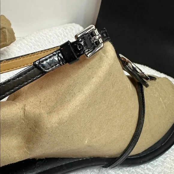 Coach Black Sandals with Silver Accent COACH - Picture 12 of 16